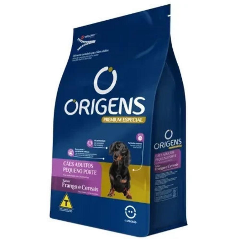 Ração Origens Para Cães Adultos De Raças Pequenas Sabor Frango E Cereais 3kg