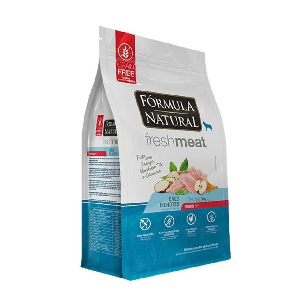 Ração Fórmula Natural FreshMeat para Cães Filhotes de Médio Porte Sabor Frango 2.5kg
