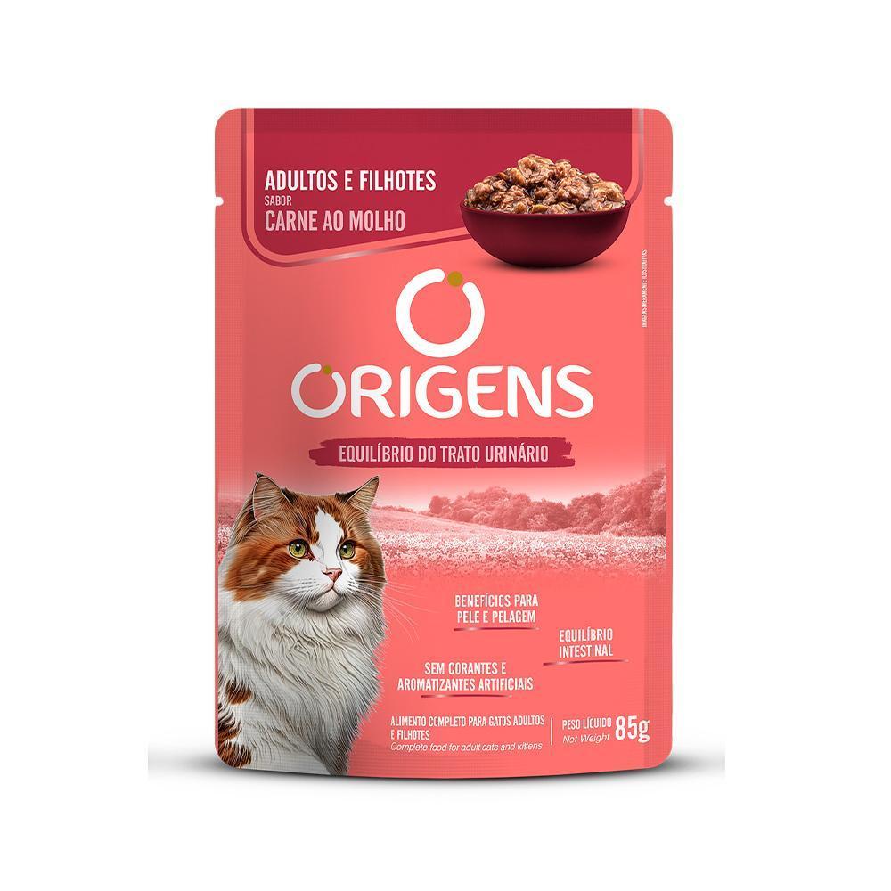 Ração Úmida Origens Carne ao Molho para Gatos - 85 g