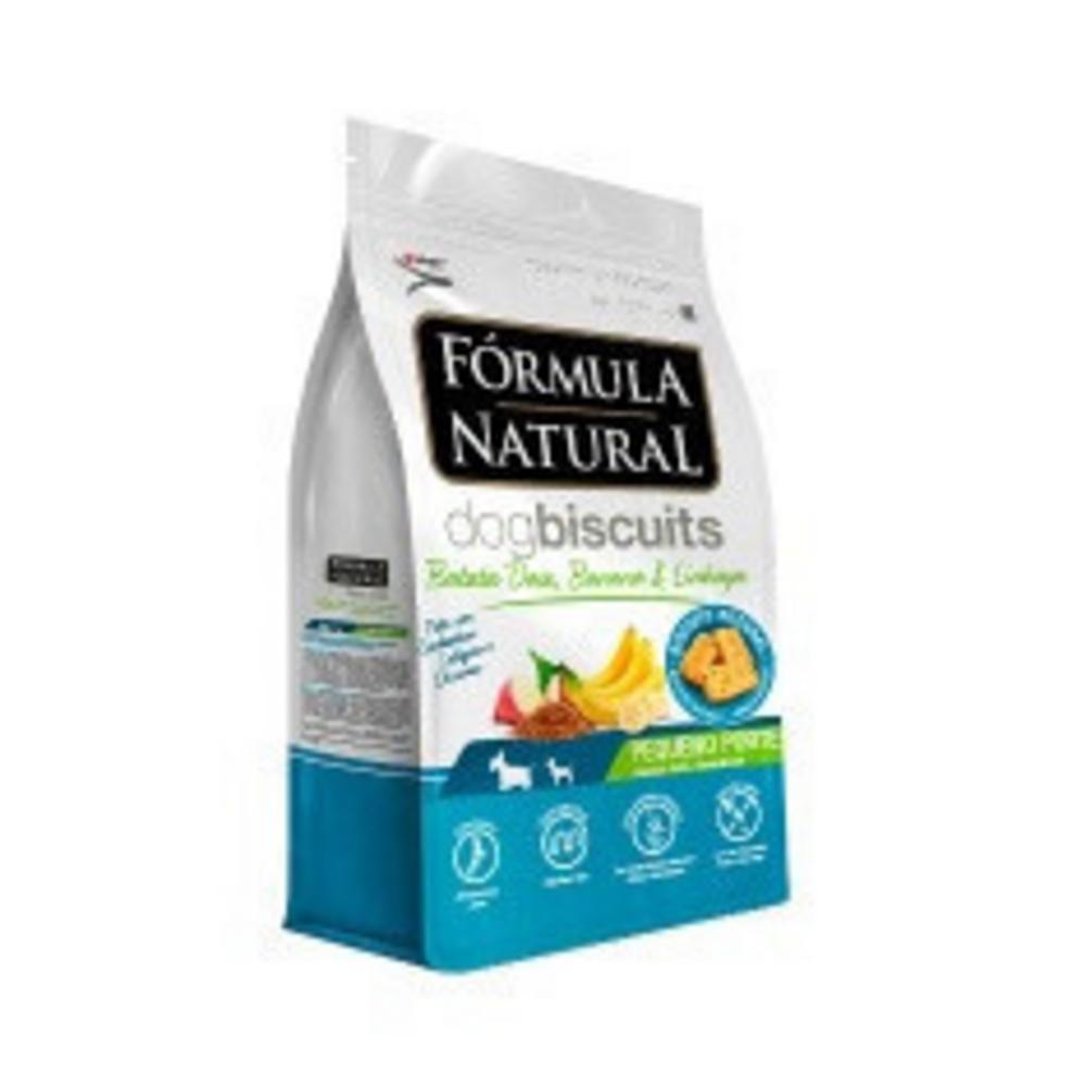 Biscoitos Fórmula Natural Dog Biscuits para Cães de Adultos de Mini e Pequeno Porte Sabor Batata Doce 250g