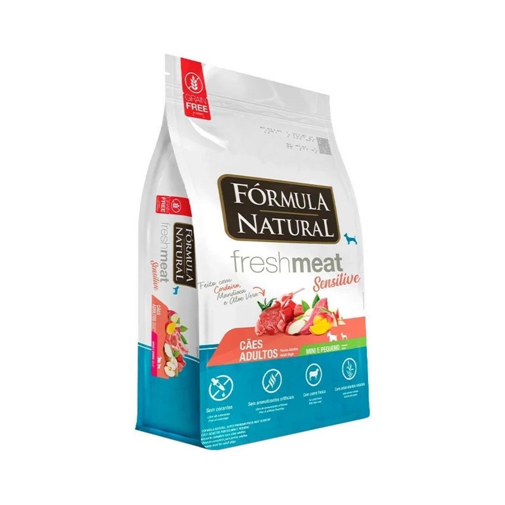 Ração Seca Fórmula Natural Fresh Meat Sensitive Cães Adultos Portes Mini e Pequeno 7kg