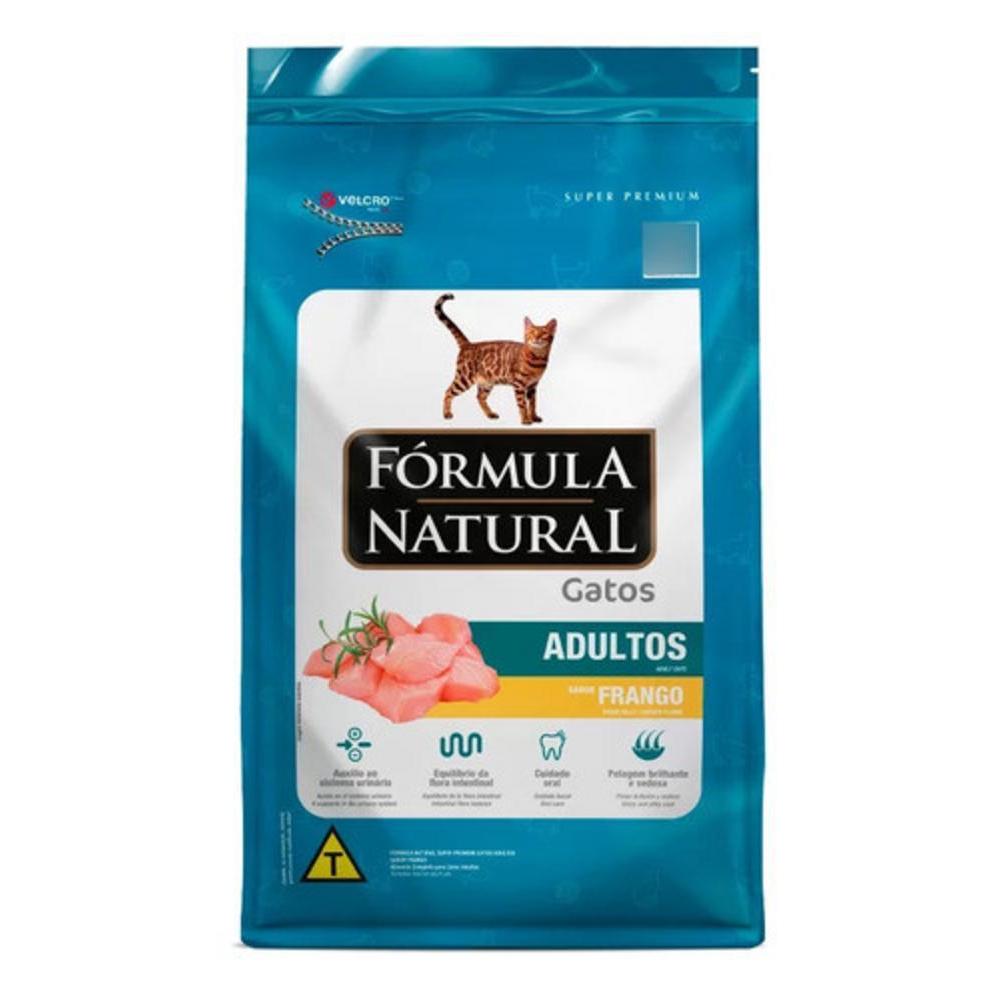 Ração para Gatos Adultos Sabor Frango Fórmula Natural 1Kg