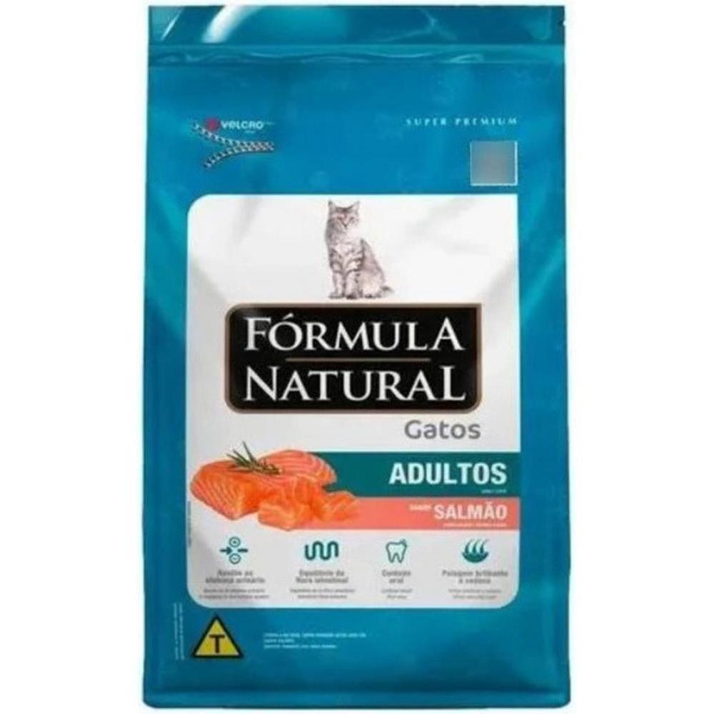 Ração Super Premium para Gatos Adultos Sabor Salmão Fórmula Natural 7Kg