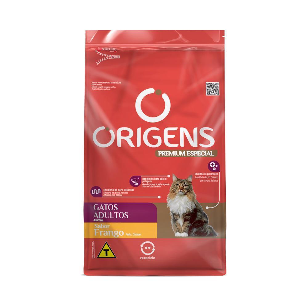 Ração Seca Origens Frango para Gatos Adultos - 10,1Kg