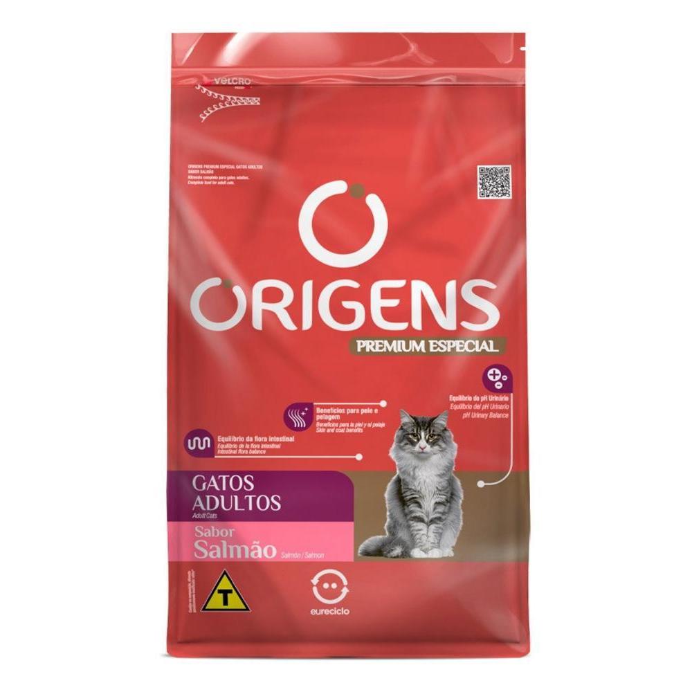Ração para Gatos Adultos Sabor Salmão Origens 10,1kg