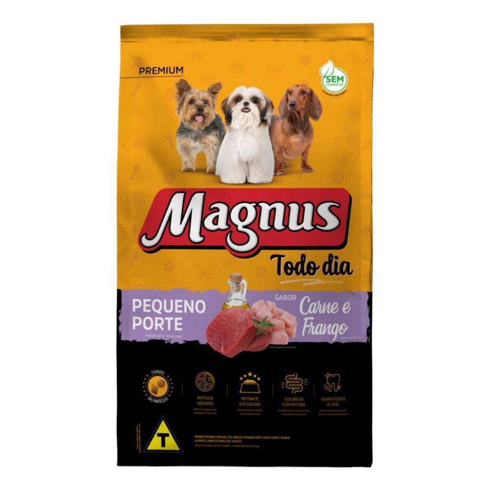 Ração Magnus Todo Dia Carne e Frango para Cães de Pequeno Porte 15kg
