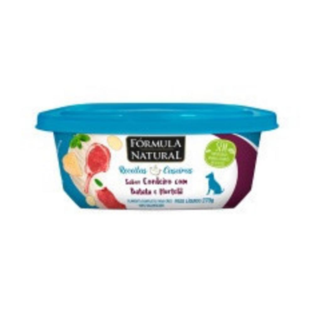 Ração Úmida Fórmula Natural Receitas Caseiras para Cães Adultos Sabor Cordeiro com Batata e Hortelã 270g