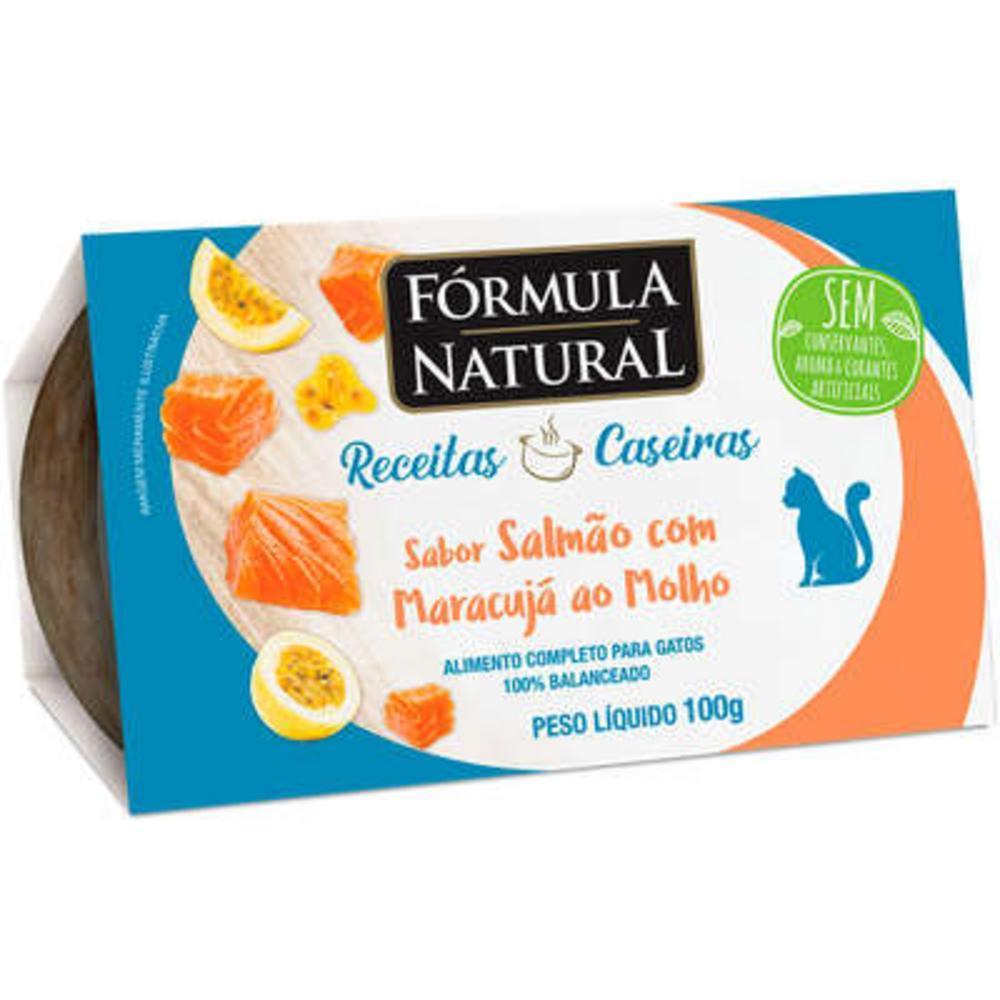 Ração Úmida Fórmula Natural Receitas Caseiras Salmão com Maracujá ao Molho para Gatos - 100 g