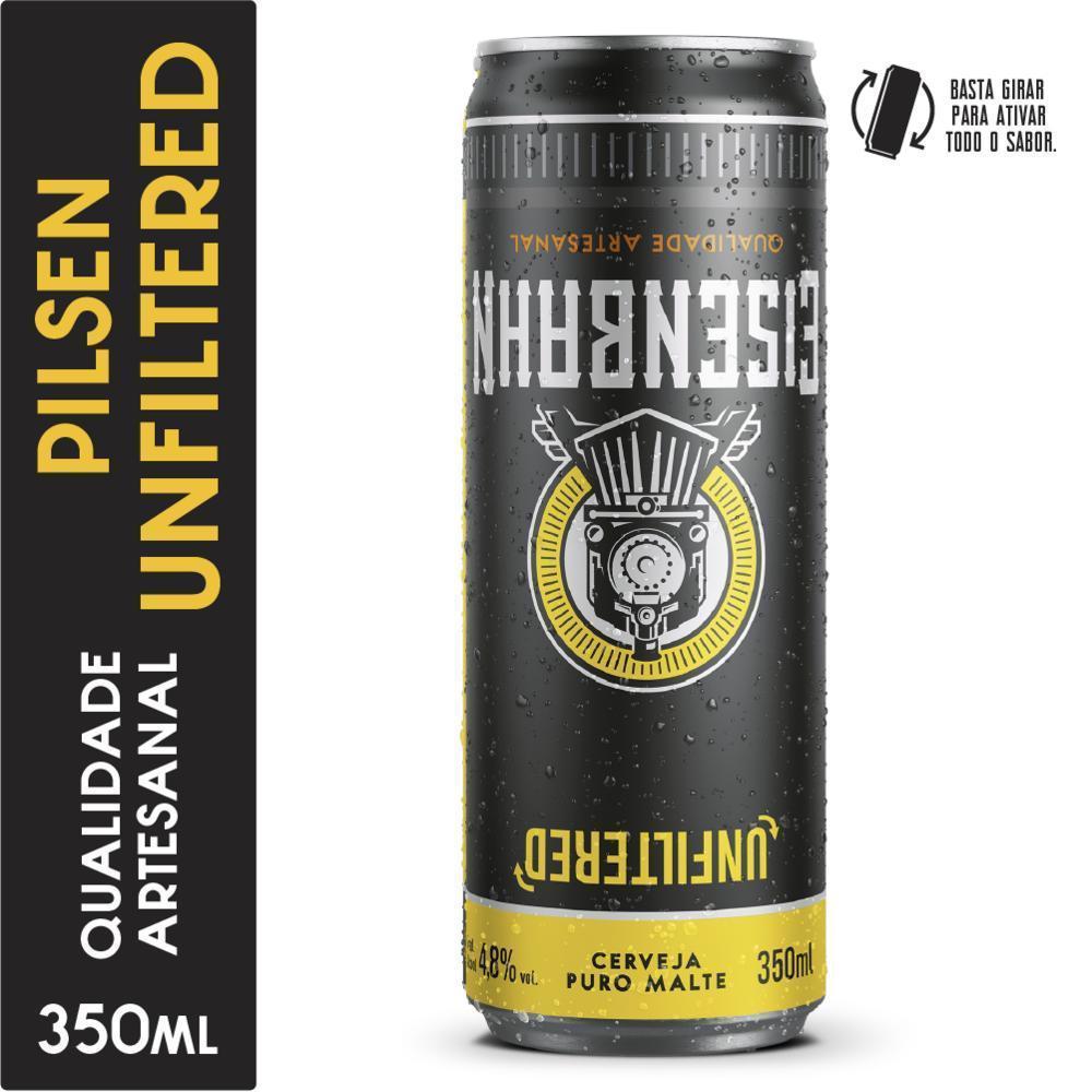 Cerveja Eisenbahn Pilsen Unfiltered Lata 350ml