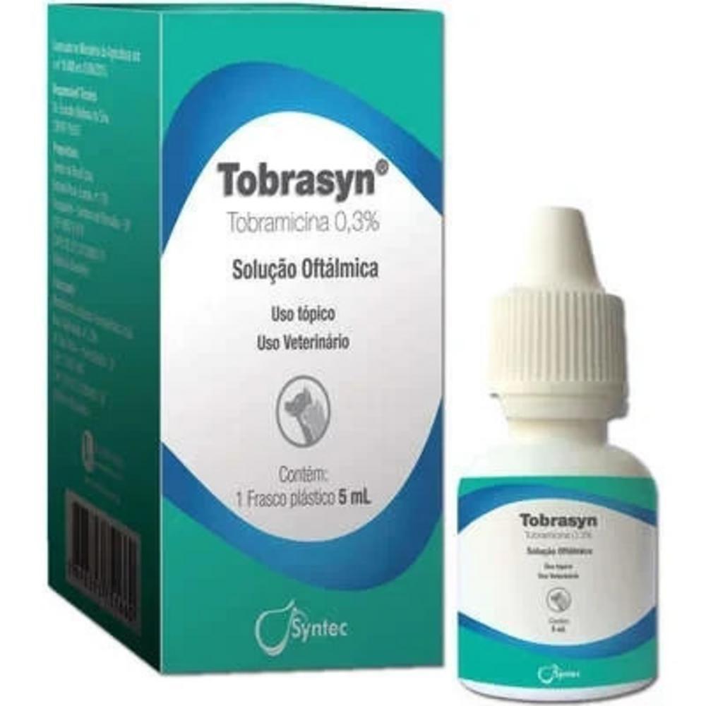 Colírio Tobrasyn para Cães e Gatos Syntec 5Ml