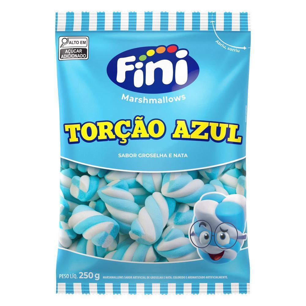 Marshmallow Torção Azul 250g - Fini