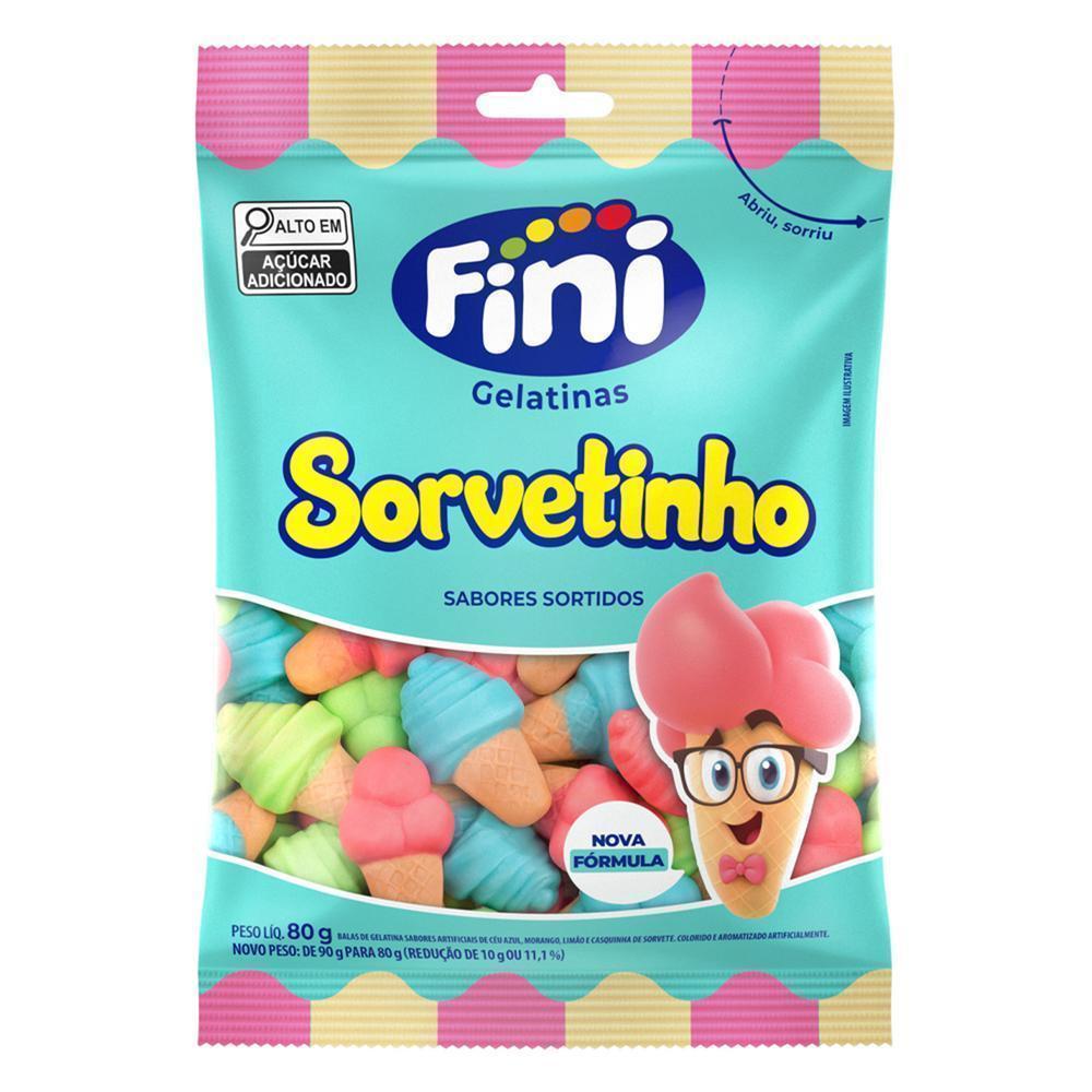 Bala de Gelatina Ice Cream 80g - Fini
