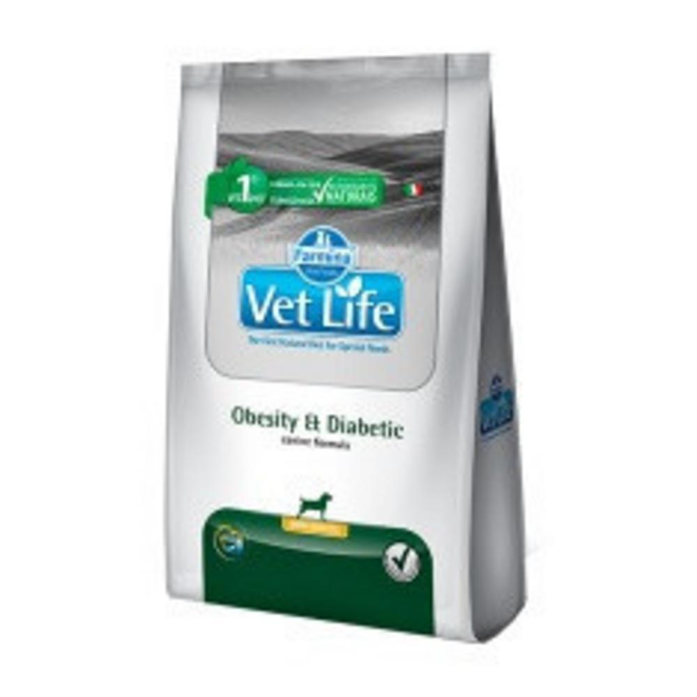 Vet Life Obesity & Diabetic para Cães Adultos de Raças Mini e Pequenas 2Kg