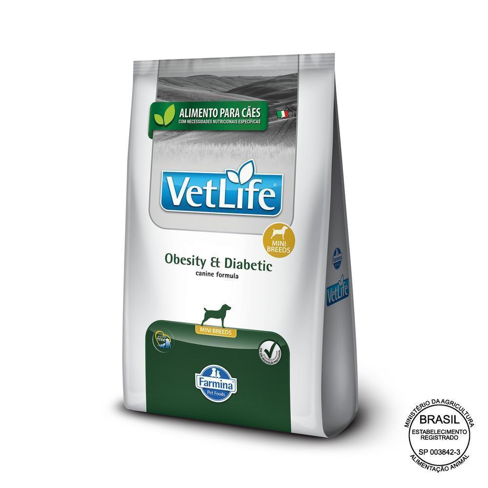 Vet Life Diabetic para Cães Adultos de Raças Mini e Pequenas 10,1Kg