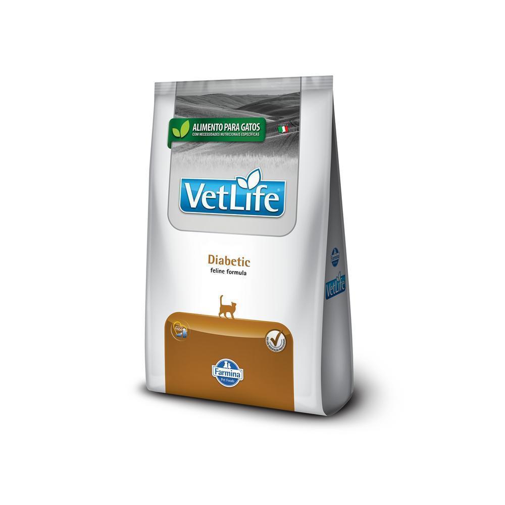 Vet Life Diabetic para Gatos Adultos de Todas as Raças 400g