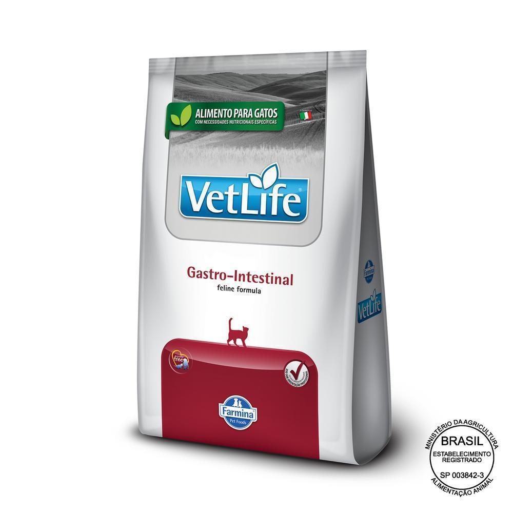 Vet Life Gastrointestinal para Gatos Adultos de Todas as Raças 400g