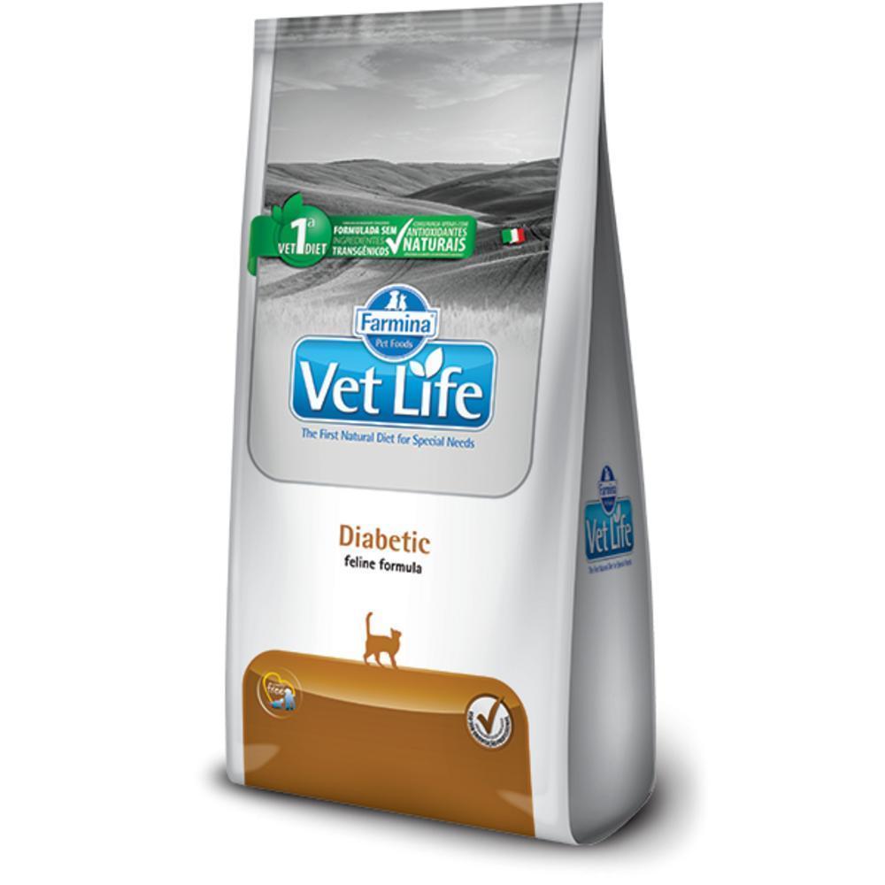Vet Life Diabetic para Gatos Adultos de Todas as Raças 2Kg