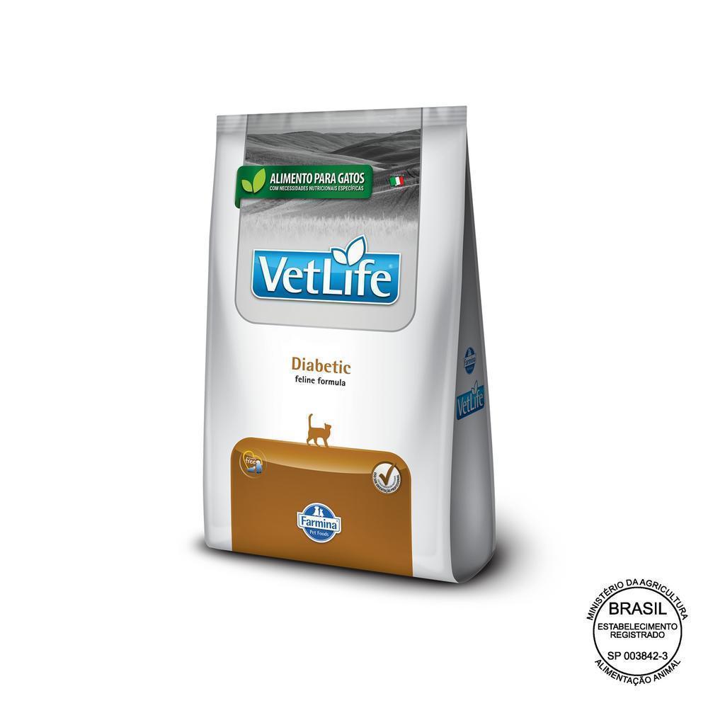 Vet Life Diabetic para Gatos Adultos de Todas as Raças 2Kg