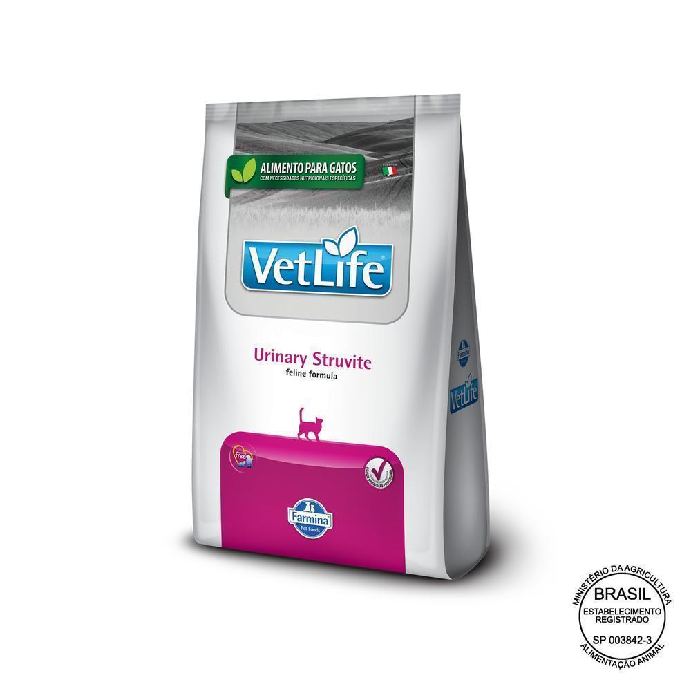 Vet Life Urinary Struvite para Gatos Adultos de Todas as Raças 7,5Kg