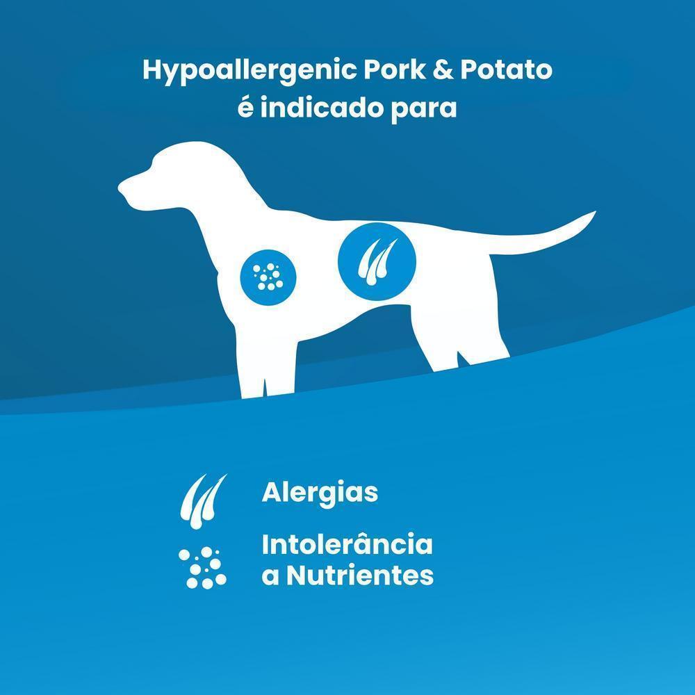 Vet Life Hypoallergenic Pork & Potato para Cães Adultos de Todas as Raças 10,1Kg