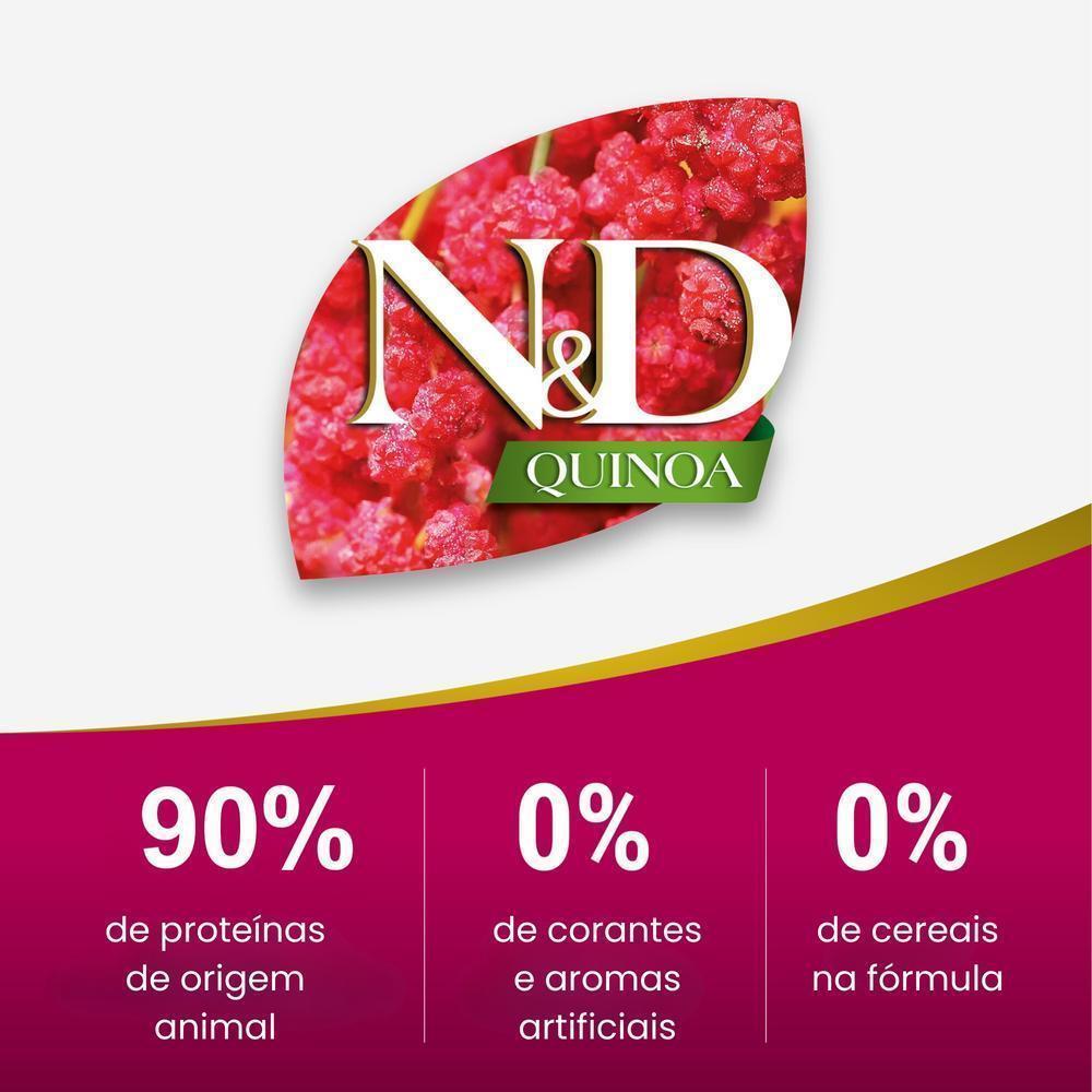 N&D Quinoa Hairball para Gatos Adultos de Todas as Raças Sabor Pato 400g