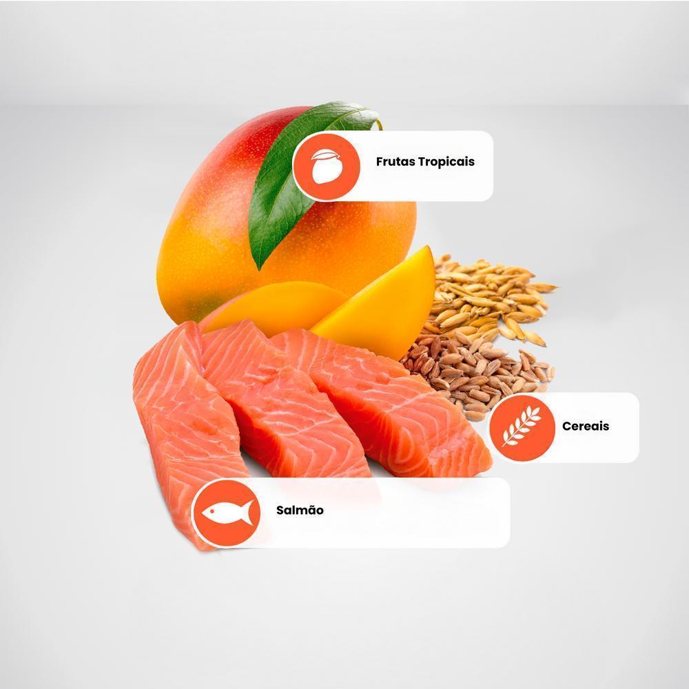 N&D Tropical para Cães Adultos de Raças Mini e Pequenas Sabor Salmão, Cereais e Frutas Tropicais 2,5Kg