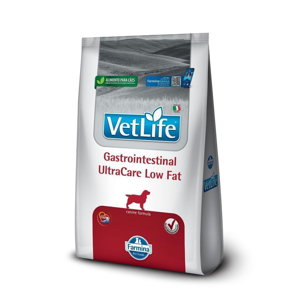 Vet Life Gastrointestinal UltraCare Low Fat para Cães Adultos de Todas as Raças 1,5Kg