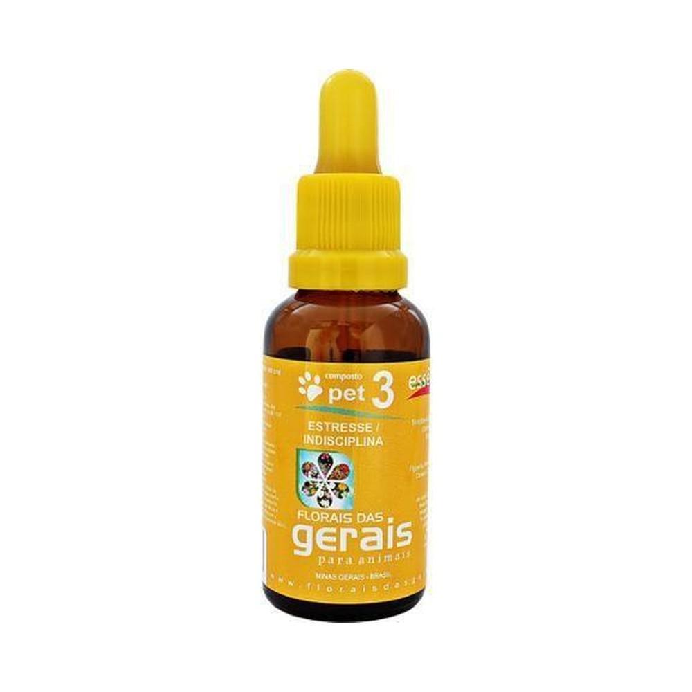 Floral Pet Gotas Amarelo Stress Indiciplina Cães/Gatos 30ml