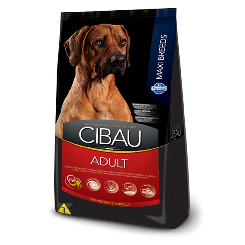 Cibau para Cães Adultos de Raças Grandes e Gigantes Sabor Carne e Frango 25Kg