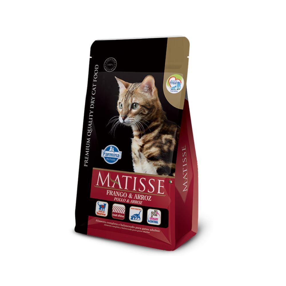 Matisse para Gatos Adultos de Todas as Raças Sabor Frango e Arroz 7,5Kg