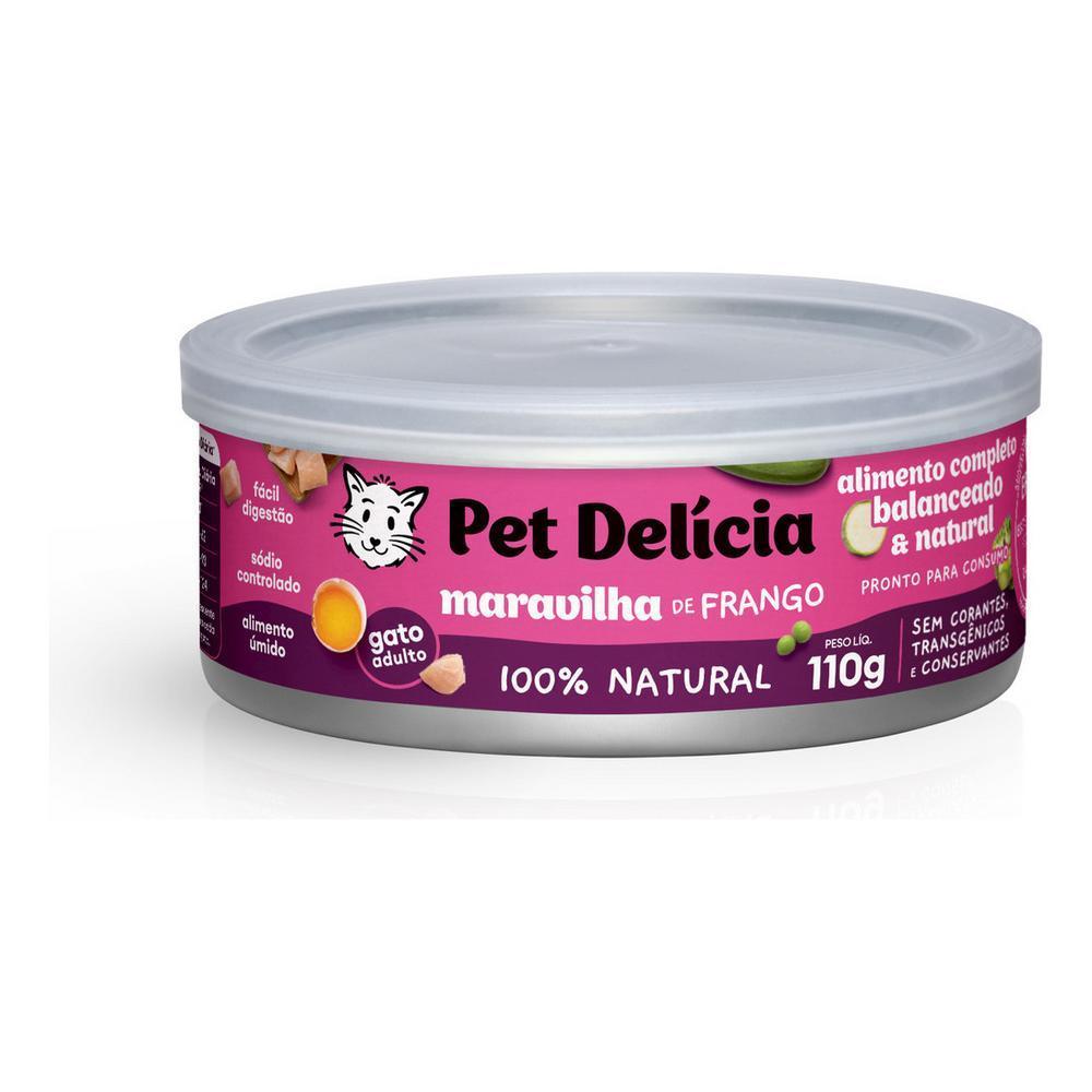 Ração Úmida Maravilha De Frango Gatos 110Gr - Pet Delicia
