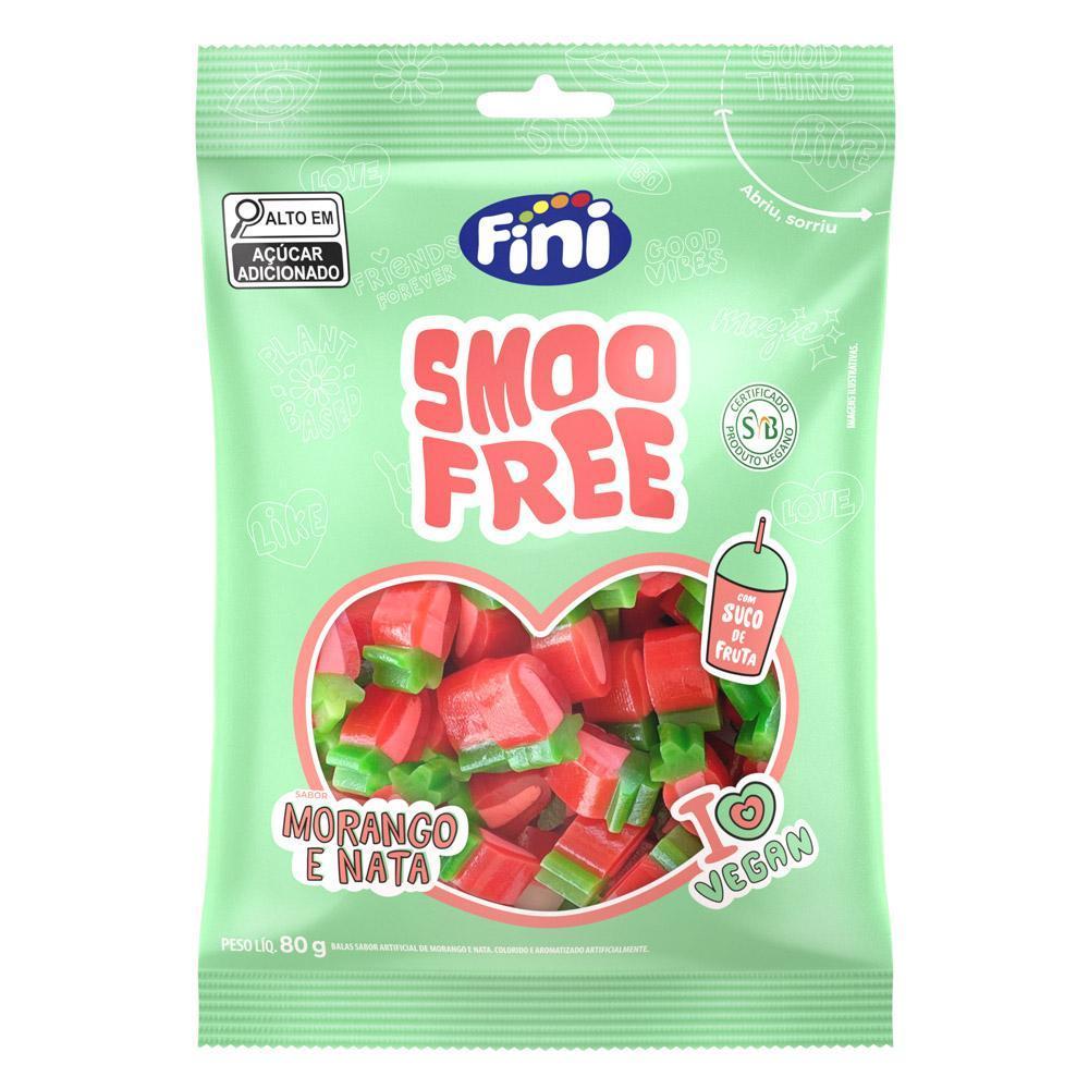 Regaliz Morango SmooFree 80g - Fini