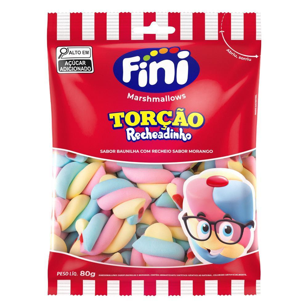 Marshmallow Recheado Torção 80g - Fini