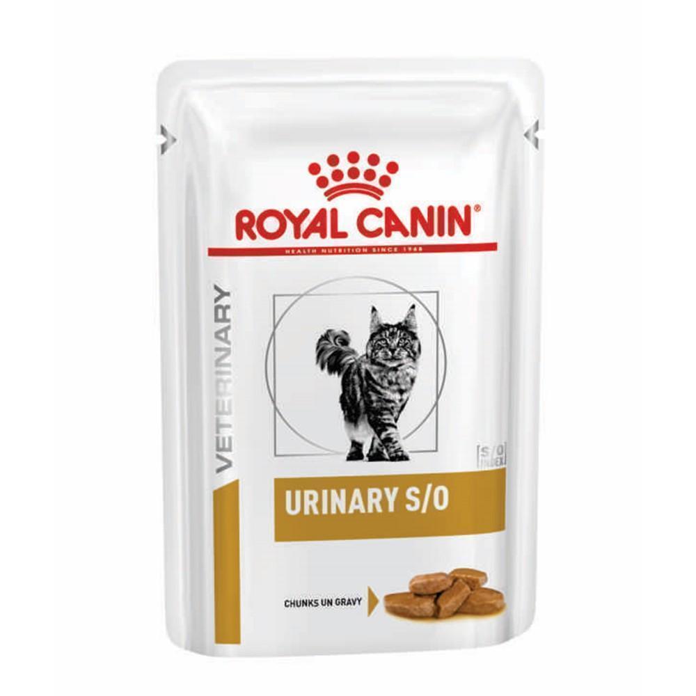 Ração Úmida Royal Canin Sachê Veterinary Diet Urinary S/O para Gatos com Cálculos Urinários - 85 g
