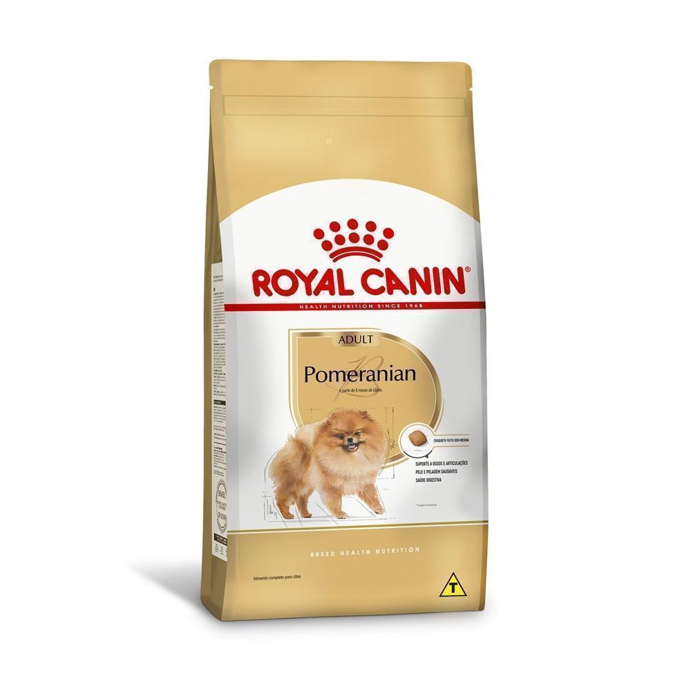 Ração Seca Royal Canin Pomeranian para Cães Adultos da Raça Lulu da Pomerânia - 1 Kg