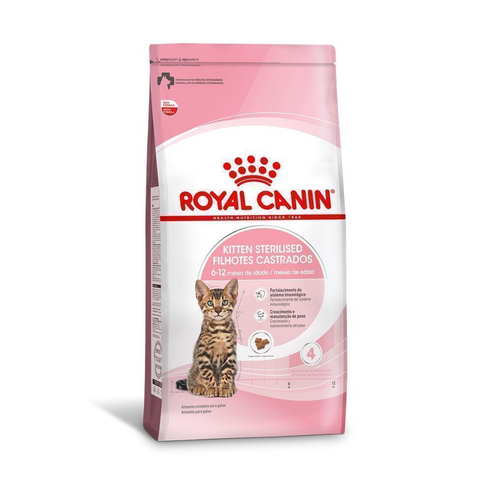 Ração Seca Royal Canin para Gatos Filhotes Castrados de 6 a 12 meses - 4 Kg