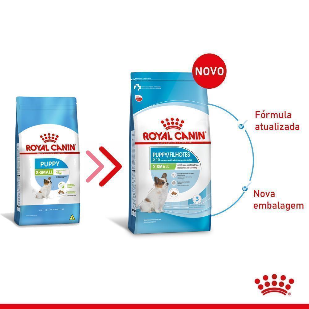 Ração Seca Royal Canin X-Small para Cães Filhotes de Porte Mini - 500 G