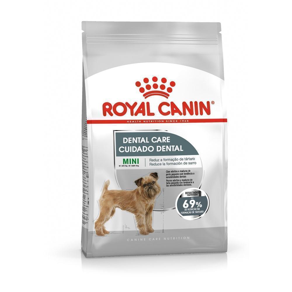 Ração Seca Royal Canin Mini Cuidado Dental para Cães Adultos de Porte Pequeno - 2,5 Kg