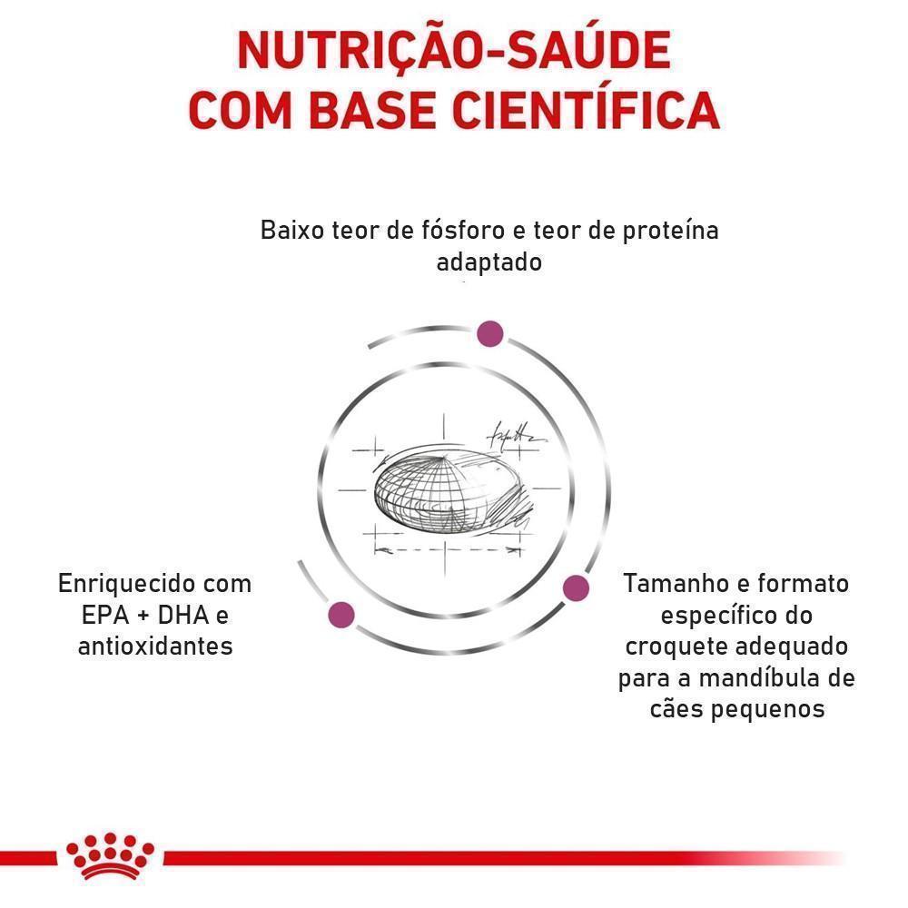 Ração Seca Royal Canin Veterinary Diet Renal Small Dog para Cães Pequenos com Insuficiência Renal Crônica - 7,5 kg