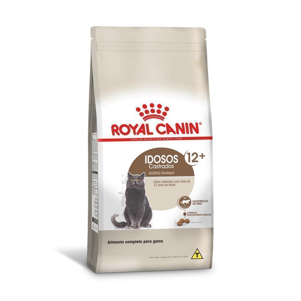 Ração Seca Royal Canin para Gatos Adultos Castrados Acima de 12 anos - 4 Kg