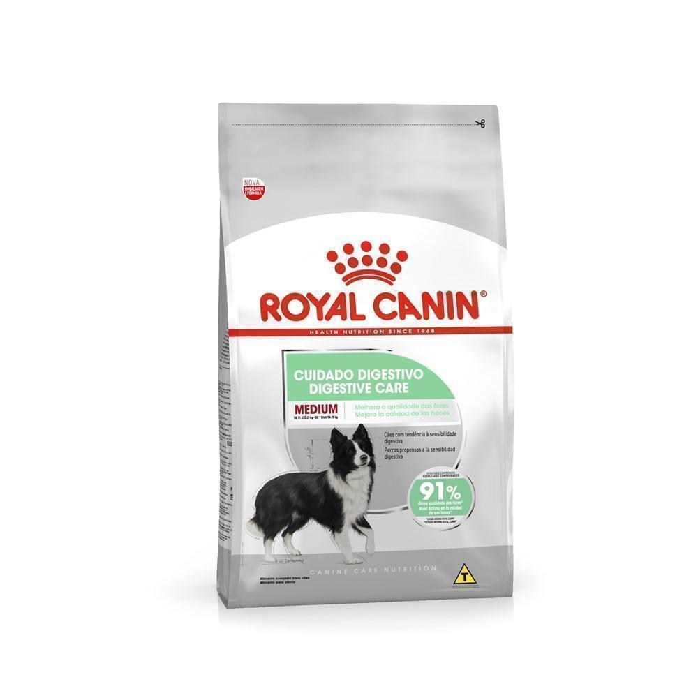 Ração Seca Royal Canin Cuidado Digestivo para Cães Adultos de Porte Médio a partir de 12 meses de idade - 10,1 Kg