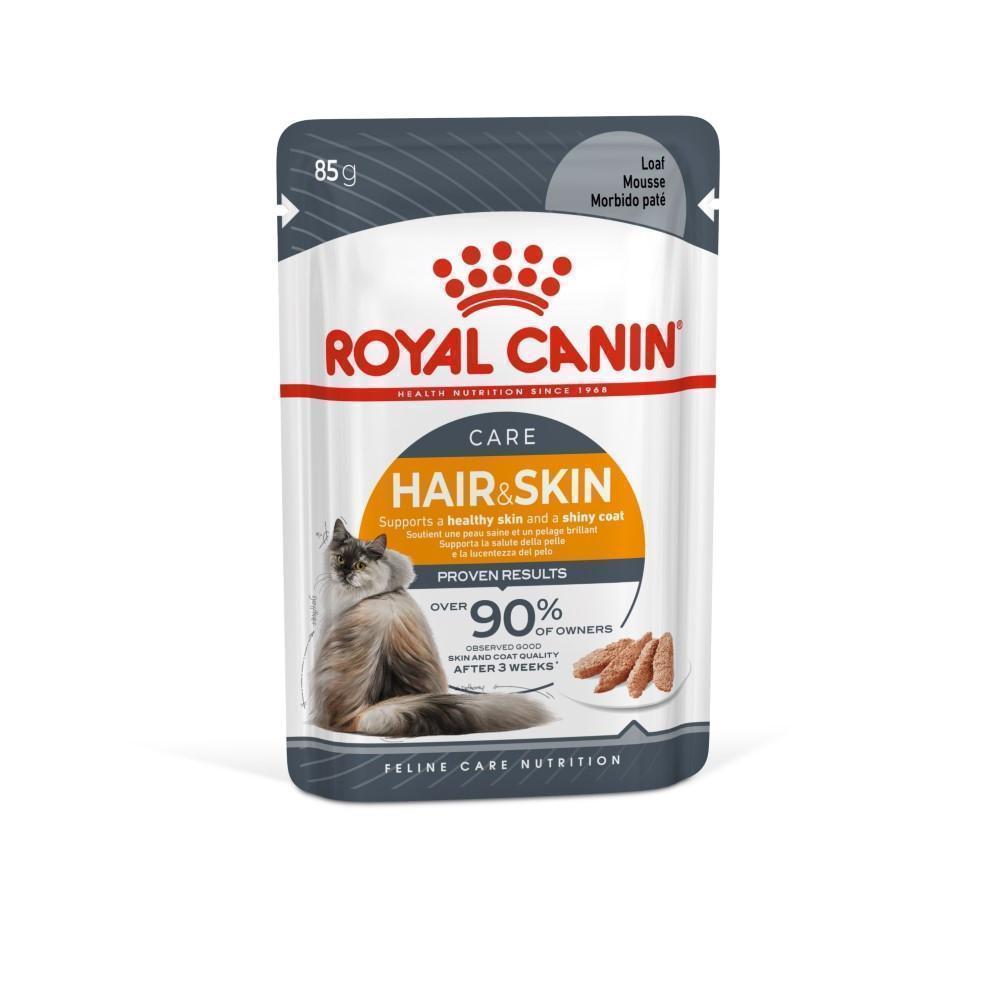 Ração Úmida Royal Canin Sachê Patê Pele & Pelagem para Gatos Adultos - 85 g