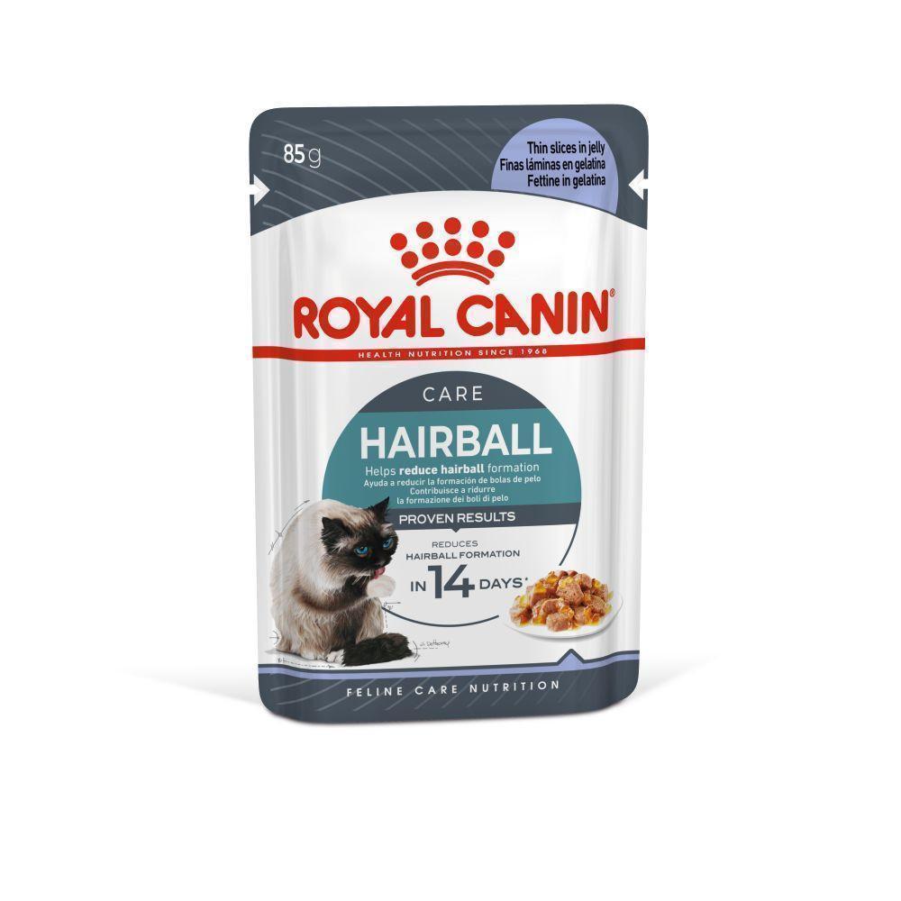Ração Úmida Royal Canin Sachê Jelly Bolas de Pelo para Gatos Adultos - 85 g