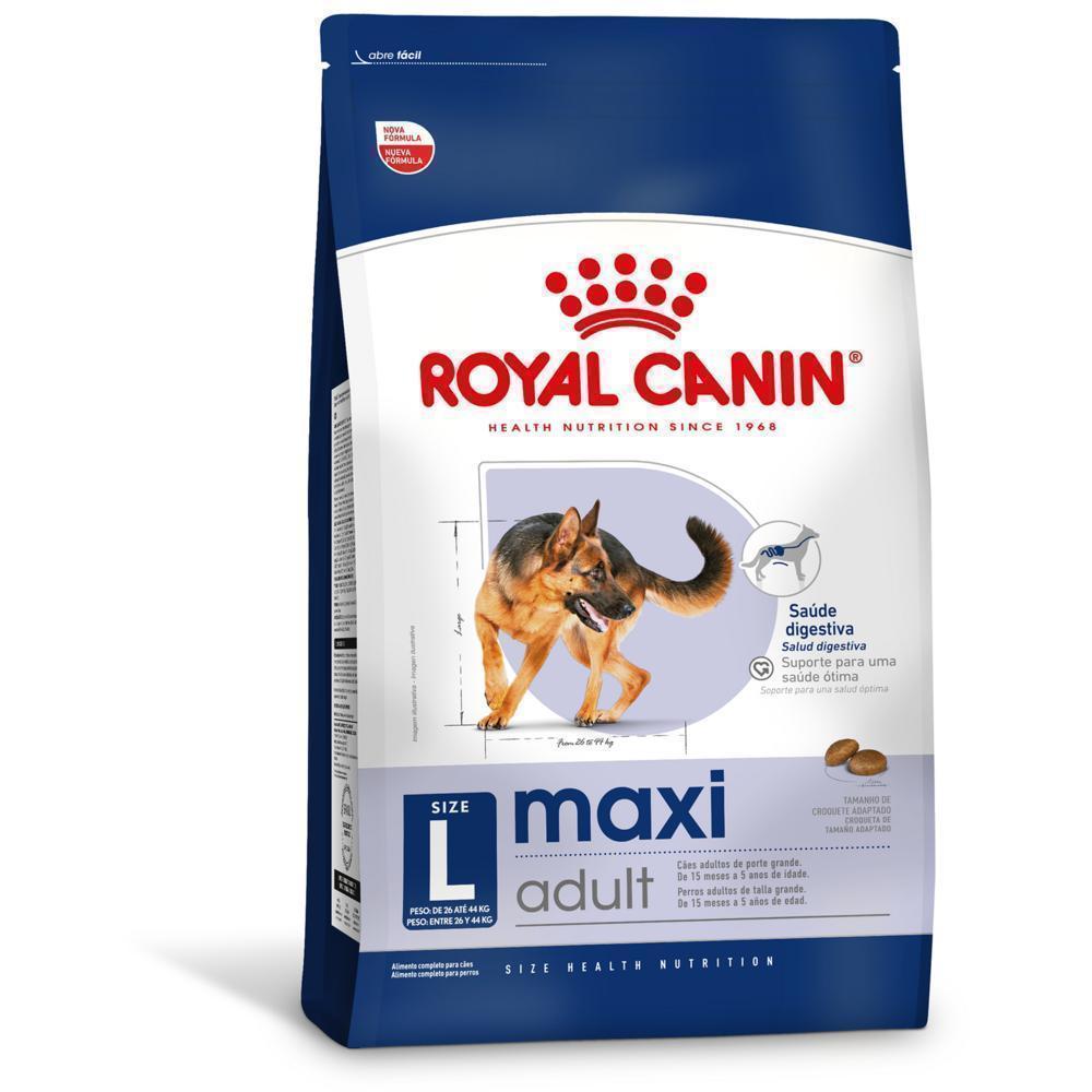 Ração Seca Royal Canin Maxi Adult para Cães Adultos de Porte Grande - 12 KG
