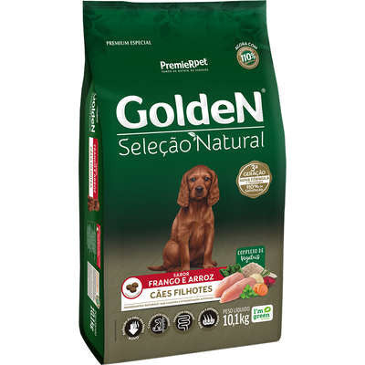 Ração Seca PremieR Pet Golden Seleção Natural para Cães Filhotes - 3Kg