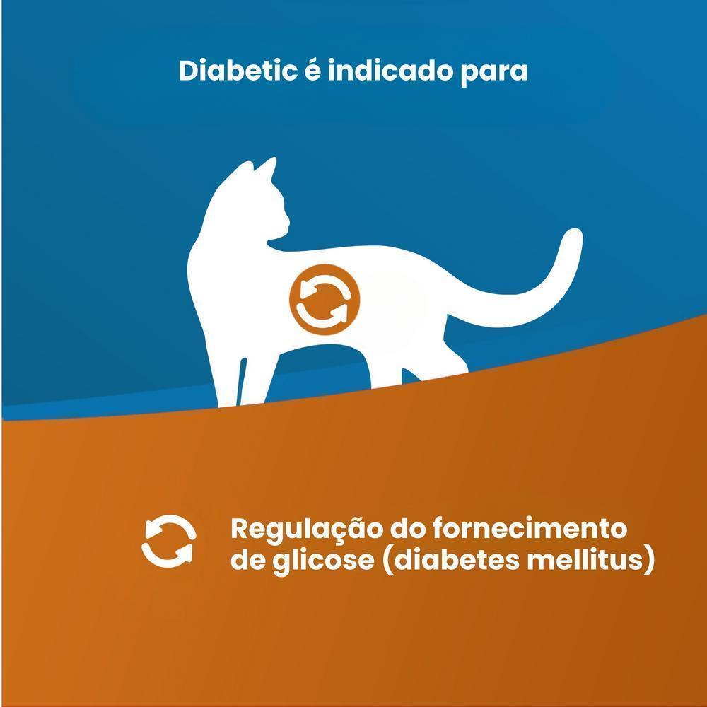 Vet Life Diabetic para Gatos Adultos de Todas as Raças 85g