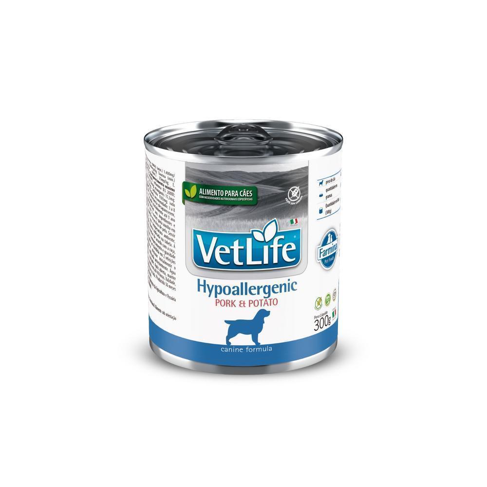 Vet Life Hypoallergenic Pork & Potato para Cães Adultos de Todas as Raças 300g