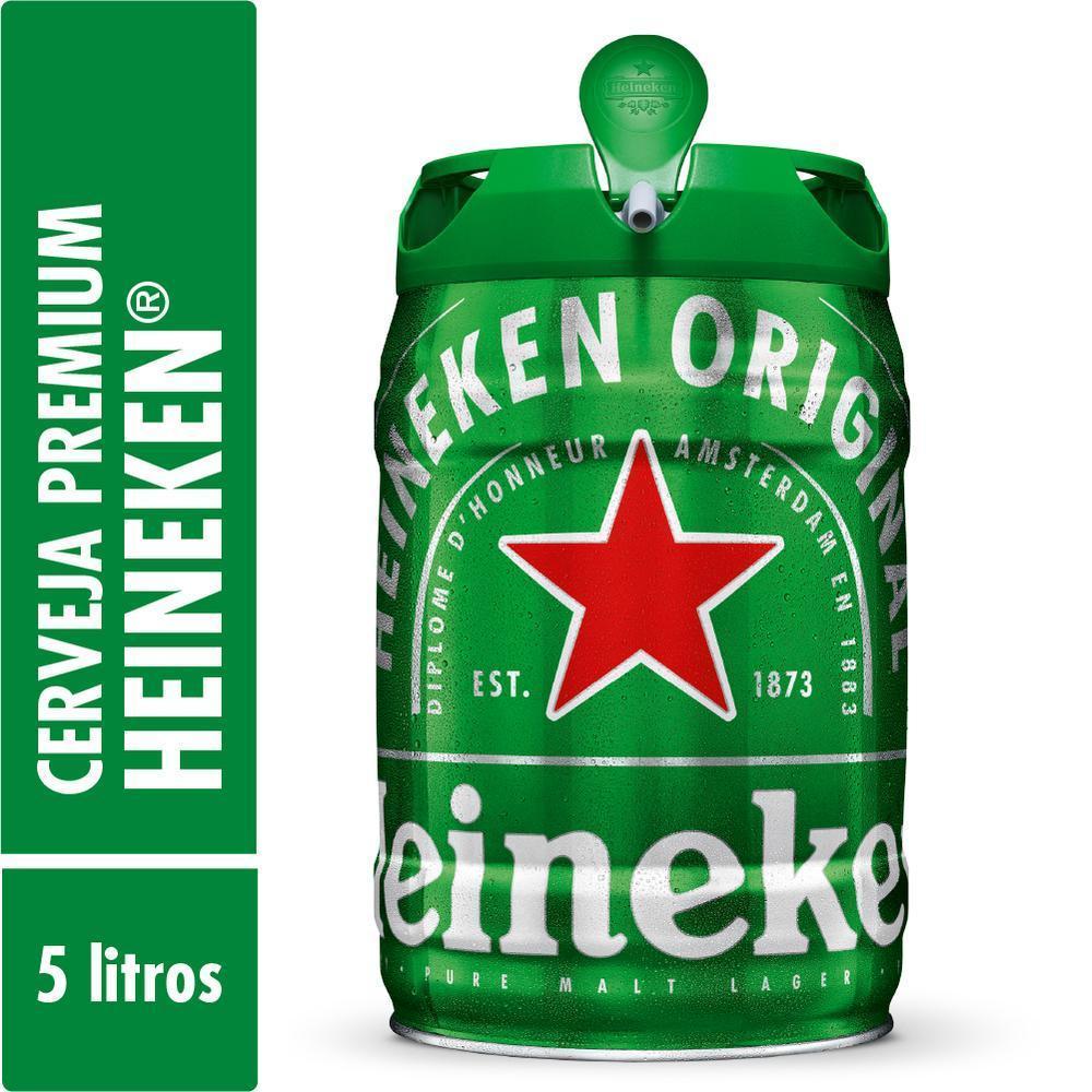 Cerveja Heineken Barril (Keg) 5l