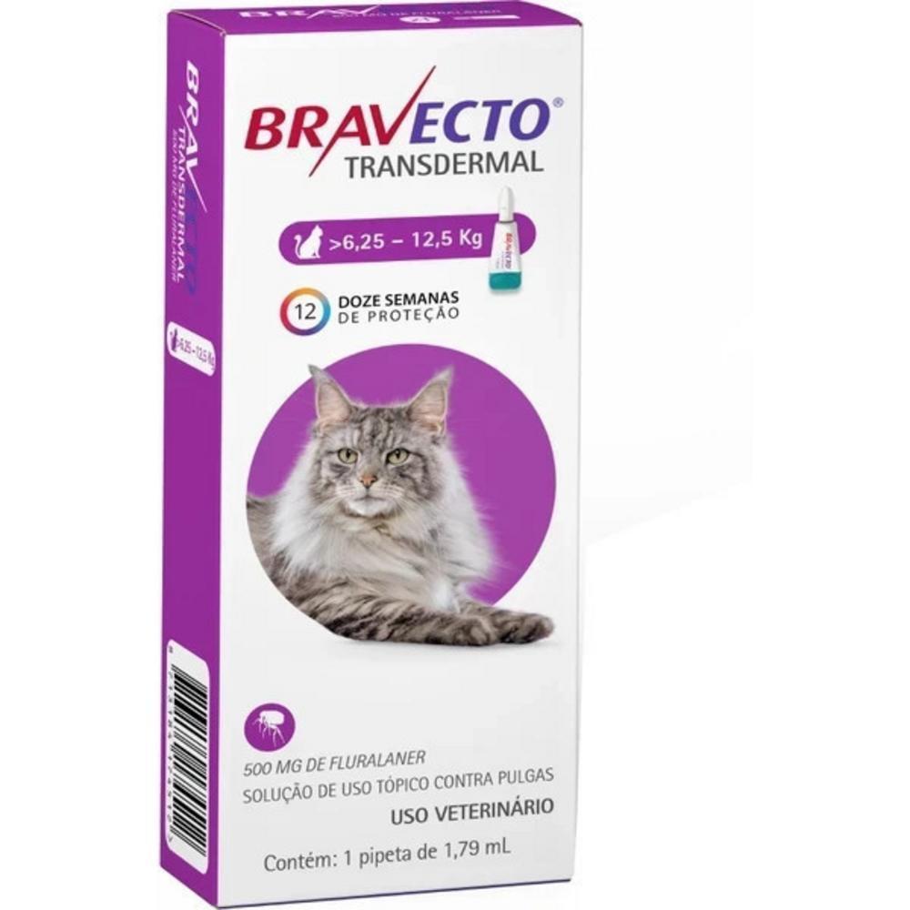 Antipulgas Bravecto Transdermal MSD para Gatos 6,25 a 12,5kg