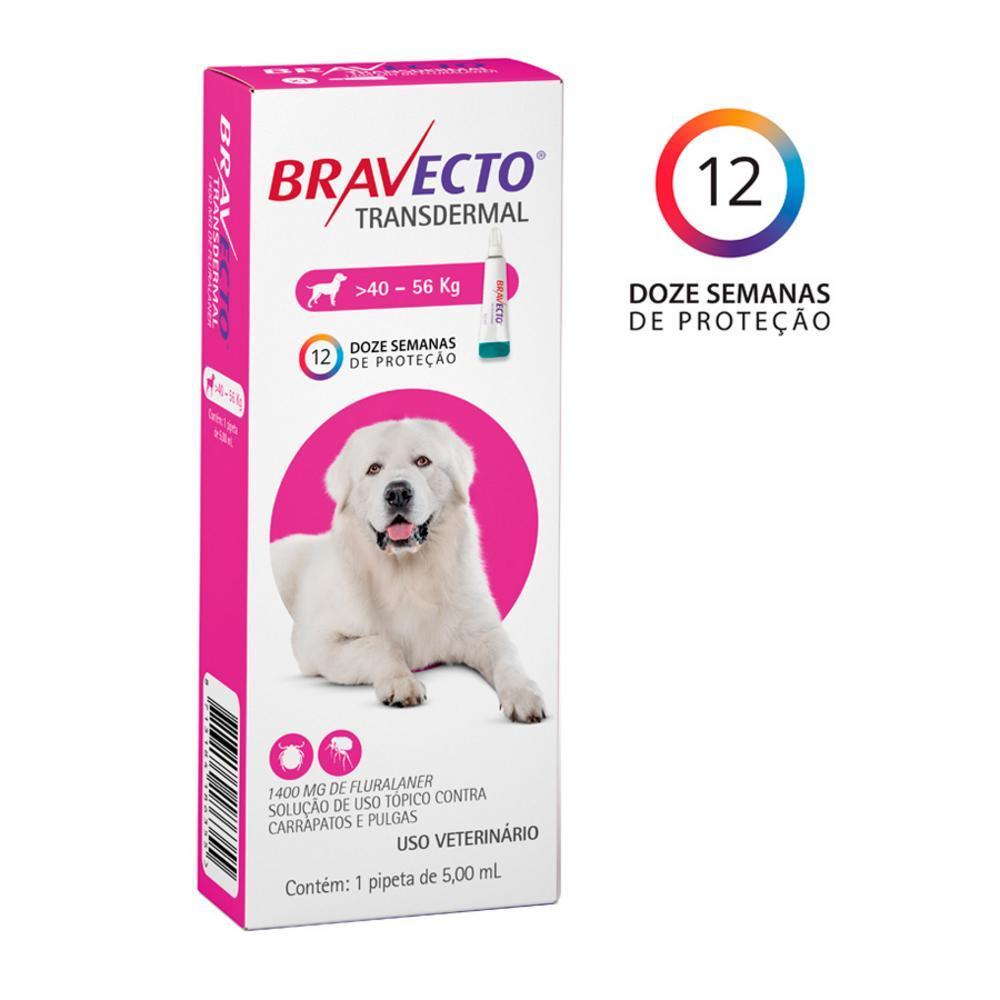 Antipulgas e Carrapatos Bravecto MSD para Cães de 40 a 56 kg